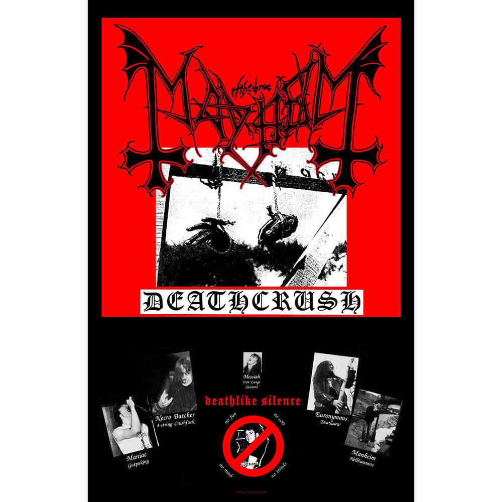 Mayhem - Deathcrush Textile Poster - Multicolore